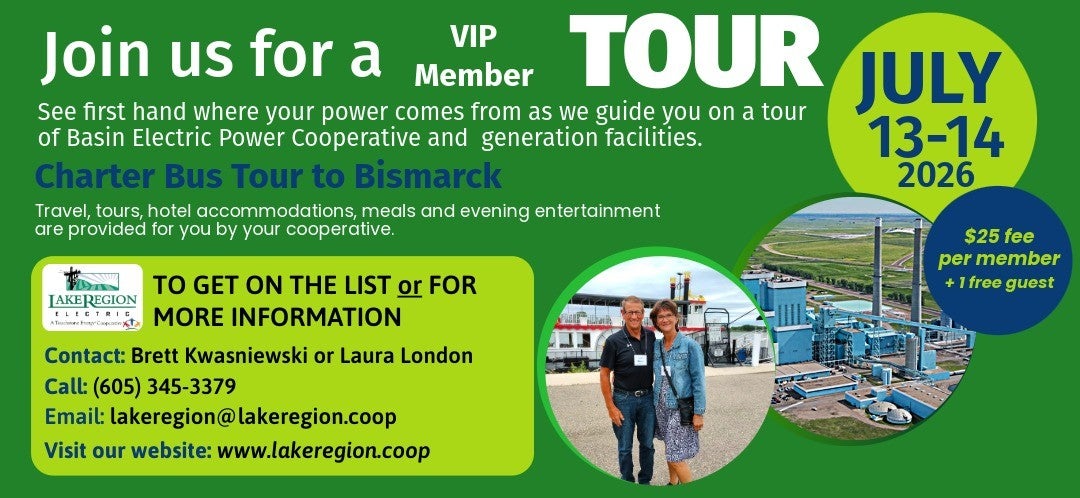 Tour information text with pictures of couple on tour