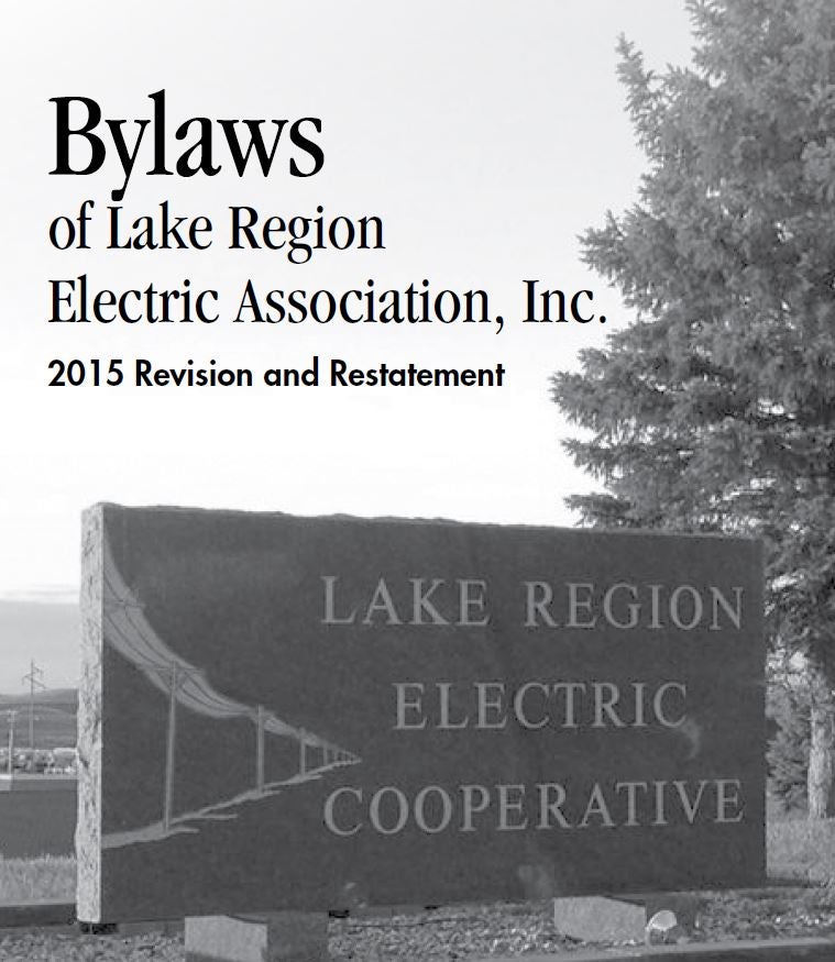 Cover page lake region sign